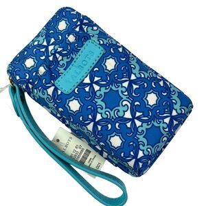 New Talbots Zip Wallet Wristlet Small